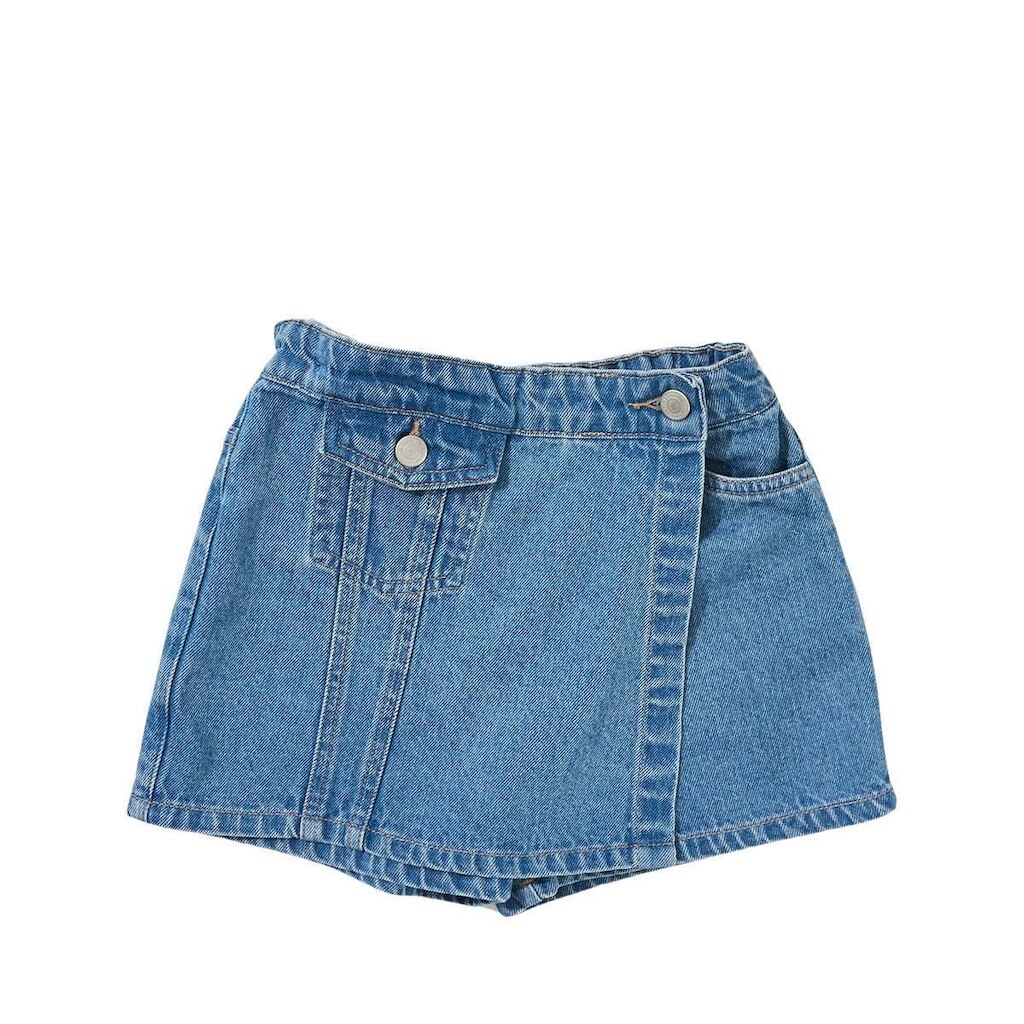 Shorts Saia Hering Infantil Jeans