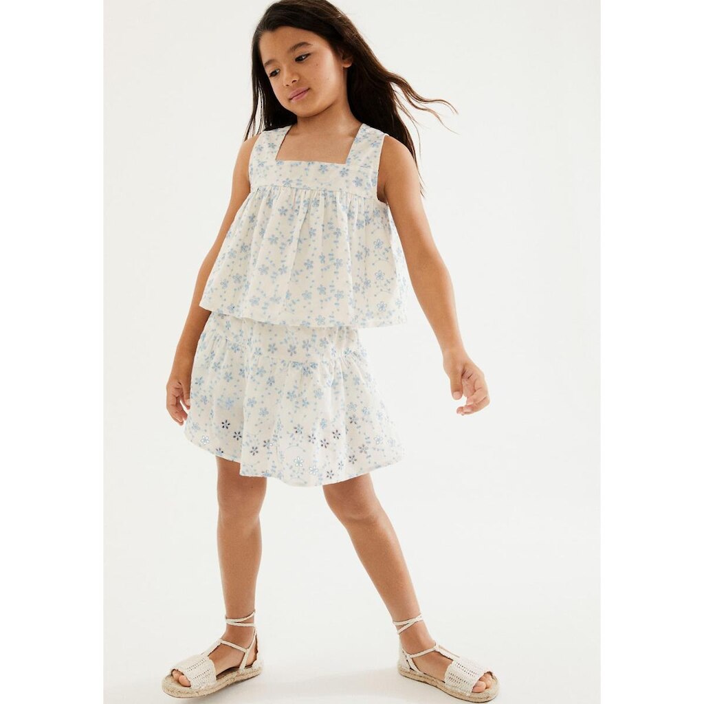 Shorts Saia Infantil Curta Bordada