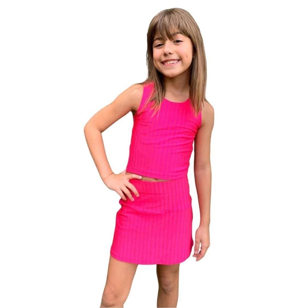 Shorts Saia Infantil - Pink
