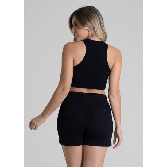 Shorts Sarja Sawary - 279859 - Preto 46