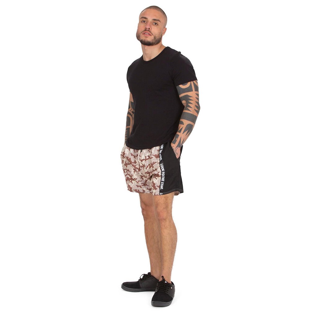 Shorts Starter Camuflado Faixa Lateral