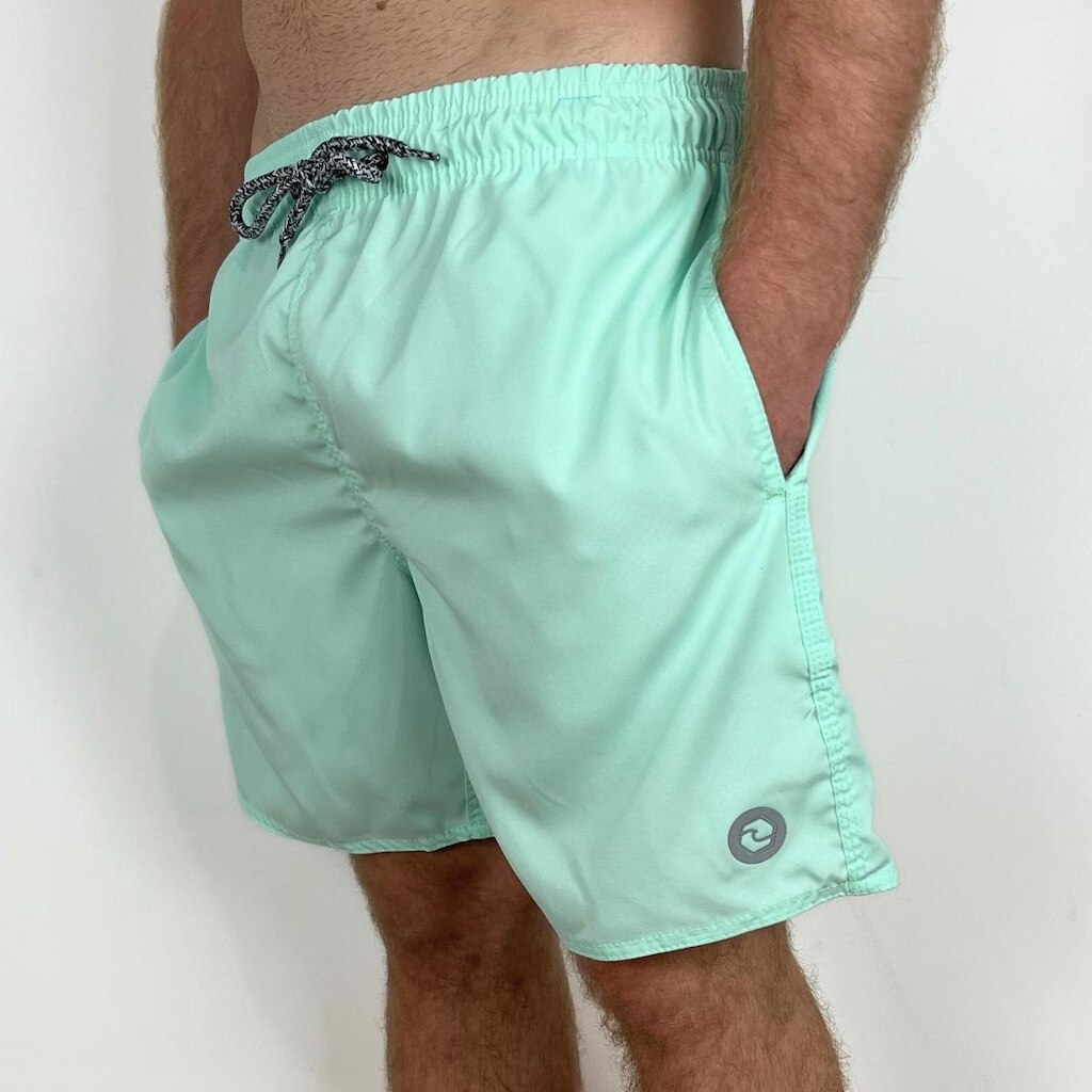 Shorts Surftrip Liso Verde - Masculino