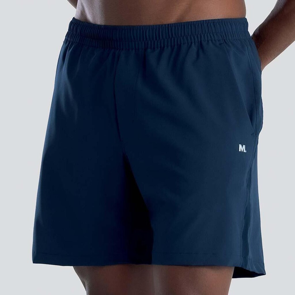 SHORTS TREINO MICROFIBRA COM BERMUDA GG AZUL MARINHO UNICA