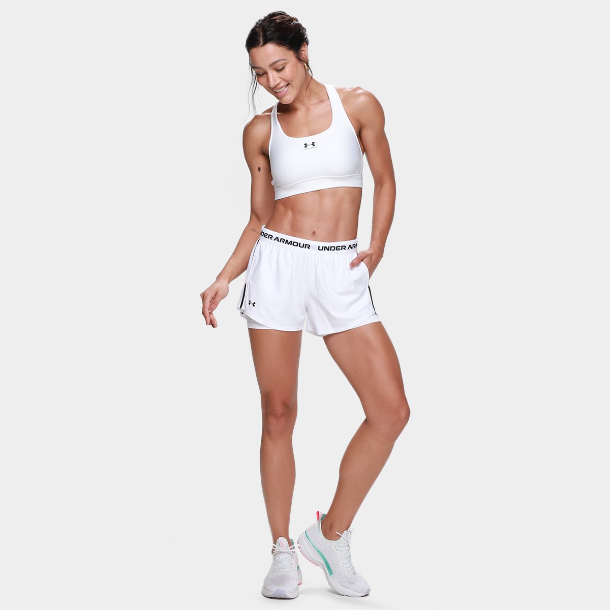 Shorts Under Armour Play Up 2 em 1 Feminino - 3