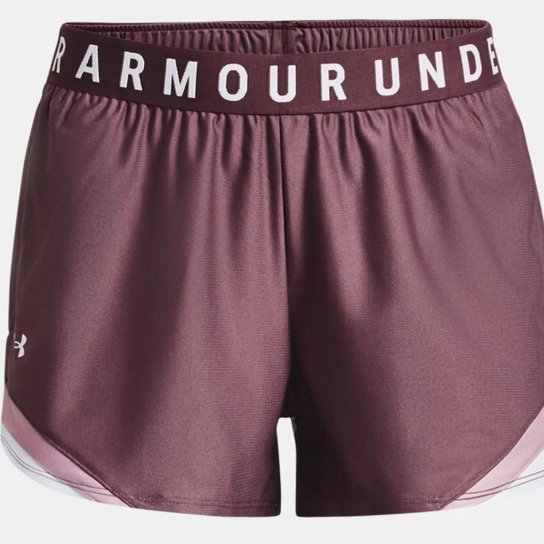 Shorts Under Armour Play Up 3.0 Feminino - Lilás - Roxo Menor preço em Shorts Under Armour Play Up 3.0 Feminino - Lilás - Roxo