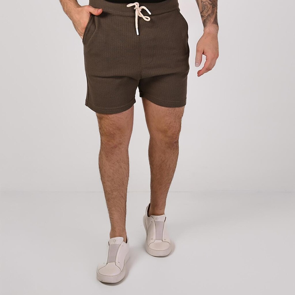 Shorts VersatiOld Texture Cotton Verde Militar