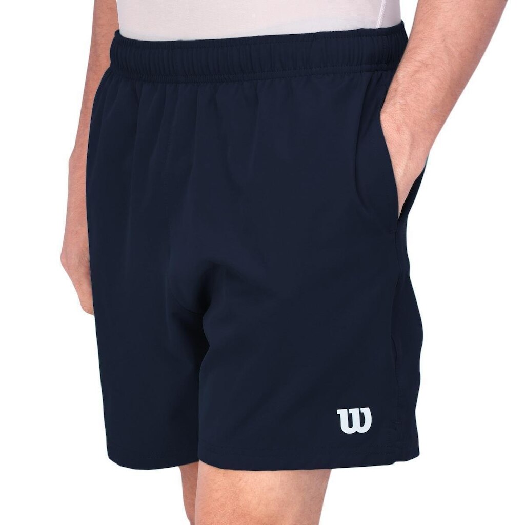 Shorts Wilson Tour 3 Marinho e Branco