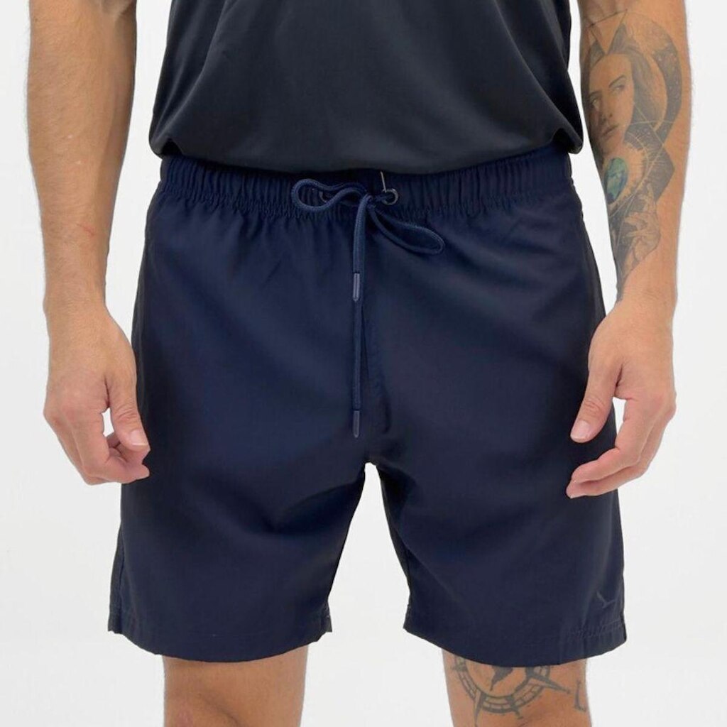 Shorts Yacht Master Microfibra Liso Masculino