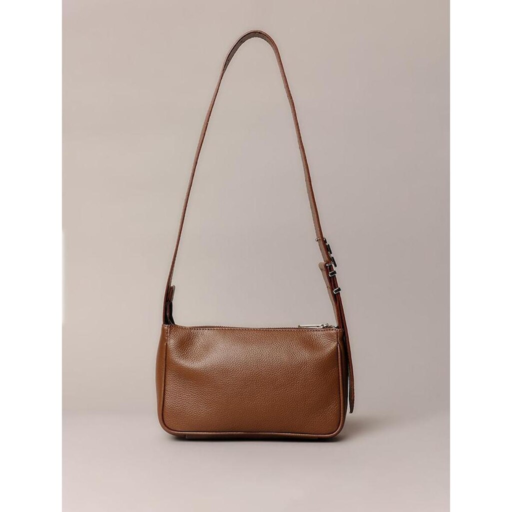 Shoulder Bag Calvin Klein Jeans Feminino Fivela Ck - Marrom