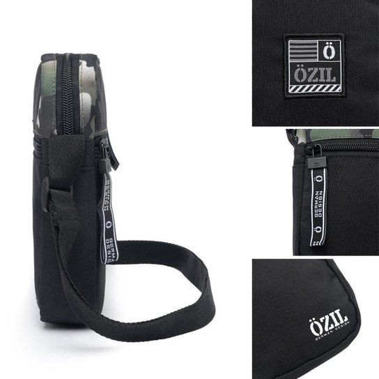 Shoulder Bag Camuflada Transversal Resistente 4 Litros
