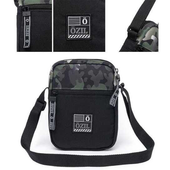 Shoulder Bag Camuflada Transversal Resistente 4 Litros