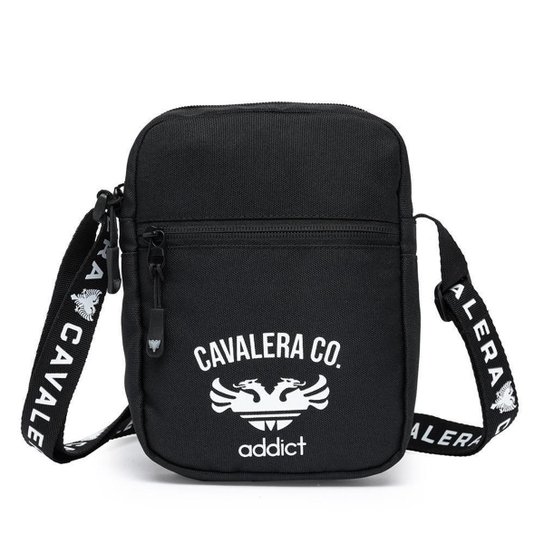Shoulder Bag Cavaleira Mini Bolsa Tranversal Reforçada - Chumbo+Preto Menor preço em Shoulder Bag Cavaleira Mini Bolsa Tranversal Reforçada - Chumbo+Preto