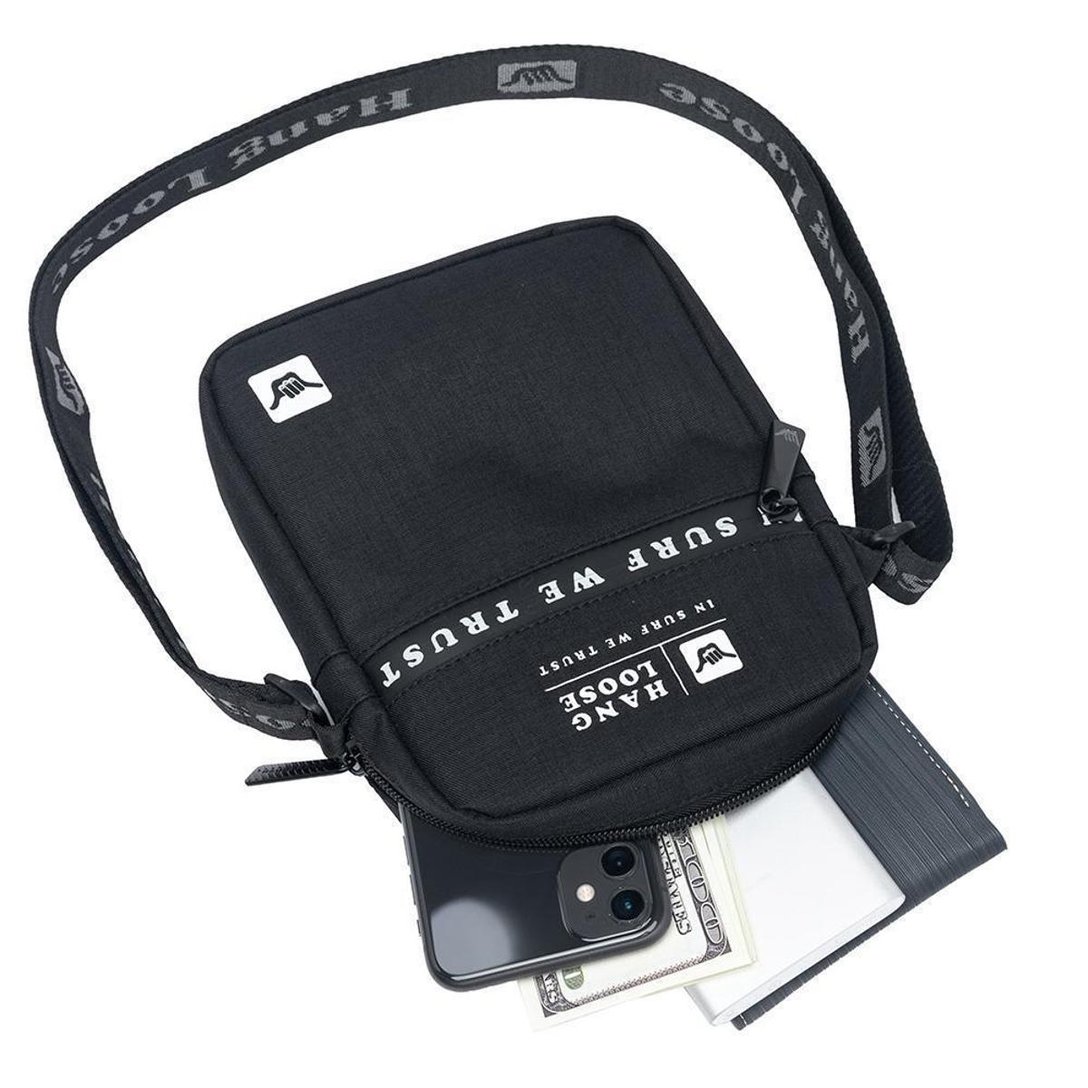 Shoulder Bag Hang Loose Bolsa Transversal Espaçosa Reforçada Unissex