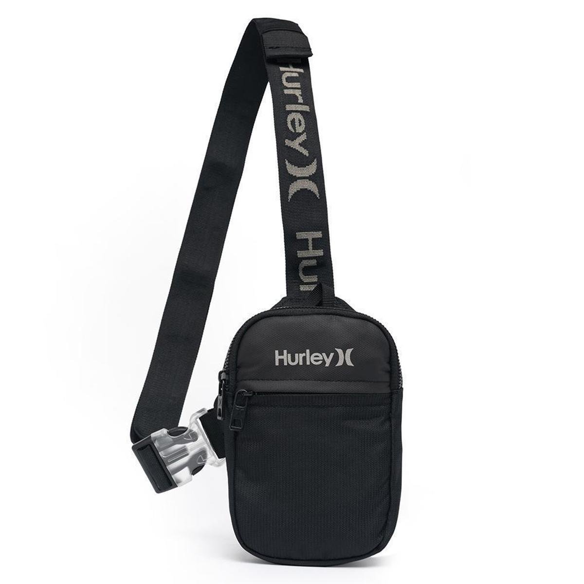 Shoulder Bag Hurley Masculina Bolsa Transversal Reforçada 1.5 Litro Menor preço em Shoulder Bag Hurley Masculina Bolsa Transversal Reforçada 1.5 Litro