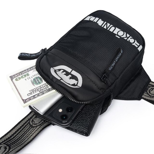 Shoulder Bag Masculina Ecko Pochete Transversal 1,6 Litros Resistente