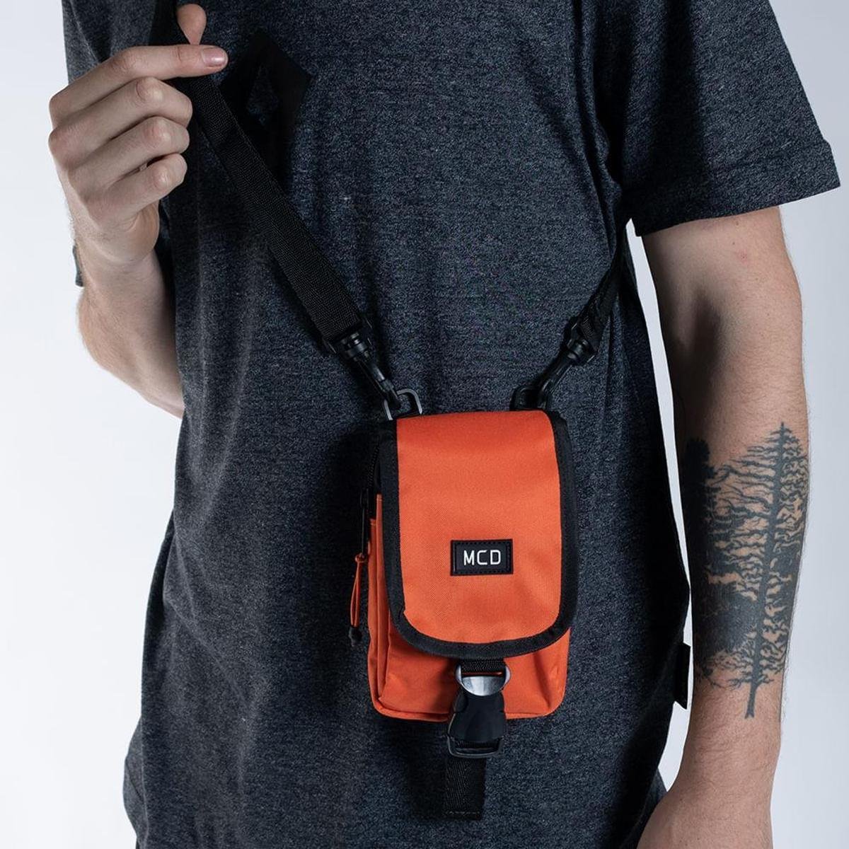 Sack Color Code Shoulder Bag MCD Color Code Mcd - Laranja | Netshoes