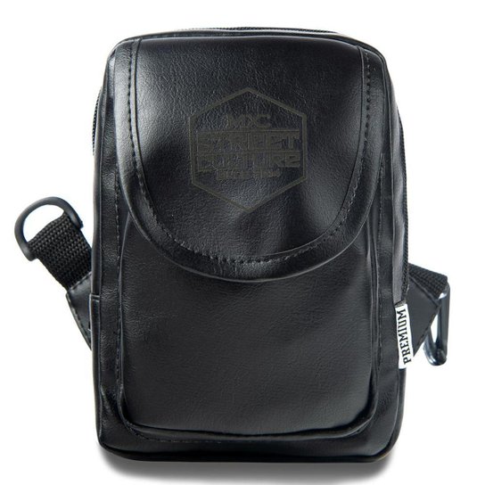Shoulder Bag Mini Bolsa Lateral Ombro Necessaire Transversal - Preto Menor preço em Shoulder Bag Mini Bolsa Lateral Ombro Necessaire Transversal - Preto