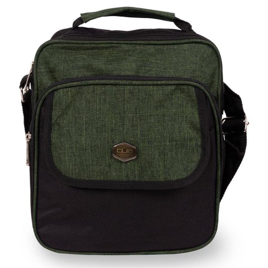 Shoulder Bag Moda Masculina C/ Alça Transversal - Preto Menor preço em Shoulder Bag Moda Masculina C/ Alça Transversal - Preto