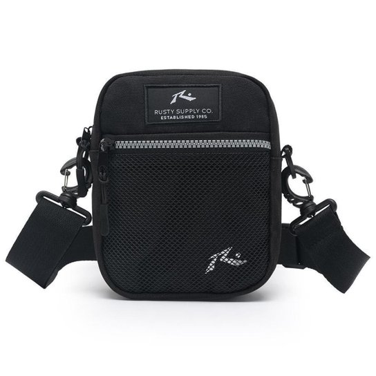 Shoulder Bag Rusty Transversal Bolsa Pochete Necessaire Urbane Style Espaçosa Prática - Preto é ruim? Shoulder Bag Rusty Transversal Bolsa Pochete Necessaire Urbane Style Espaçosa Prática - Preto é boa?