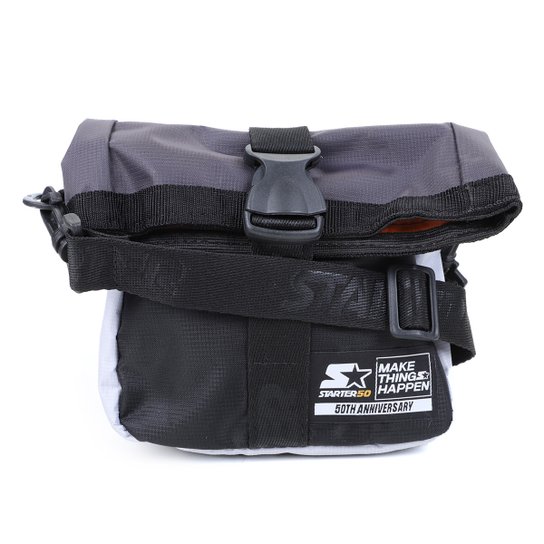 Shoulder Bag Starter 50th - Preto Menor preço em Shoulder Bag Starter 50th - Preto