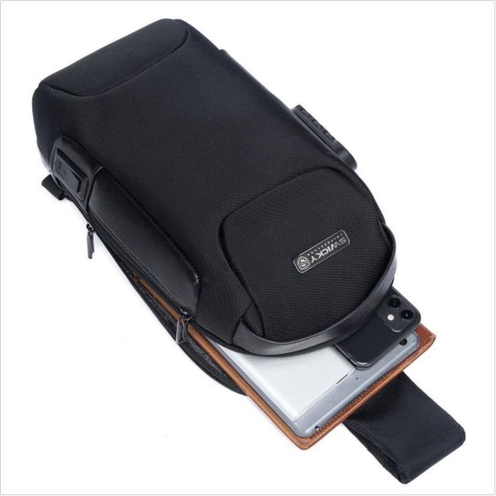 Shoulder Bag Swicky Bolsa Reforçada Transversal Espaçosa