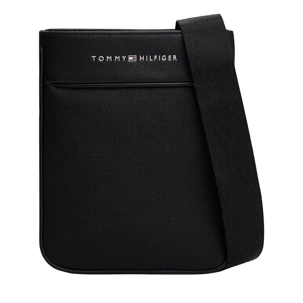 Shoulder Bag Tommy Hilfiger Foundation Mini Crossover Preto
