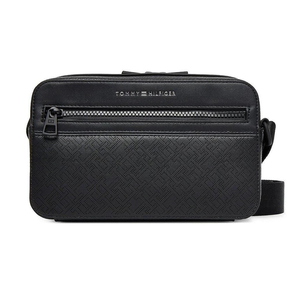 Shoulder Bag Tommy Hilfiger Monogram Ew Reporter Preto