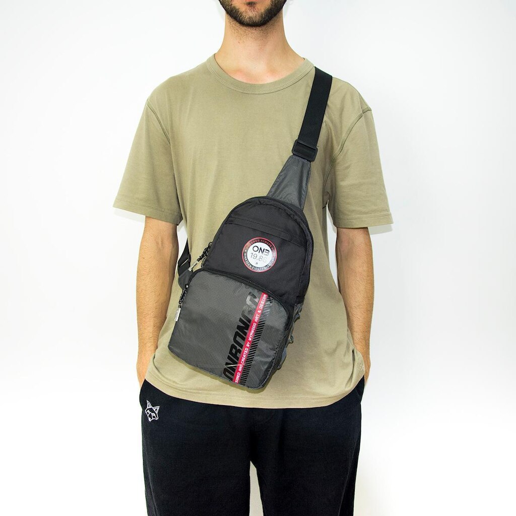 Shoulder Bag Transversal Onbongo Mochila Impermeável 4 Litros