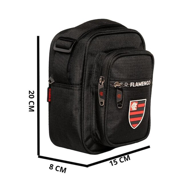 Shoulder Bag Transversal Resistente Casual Escola Faculdade Flamengo Mengão