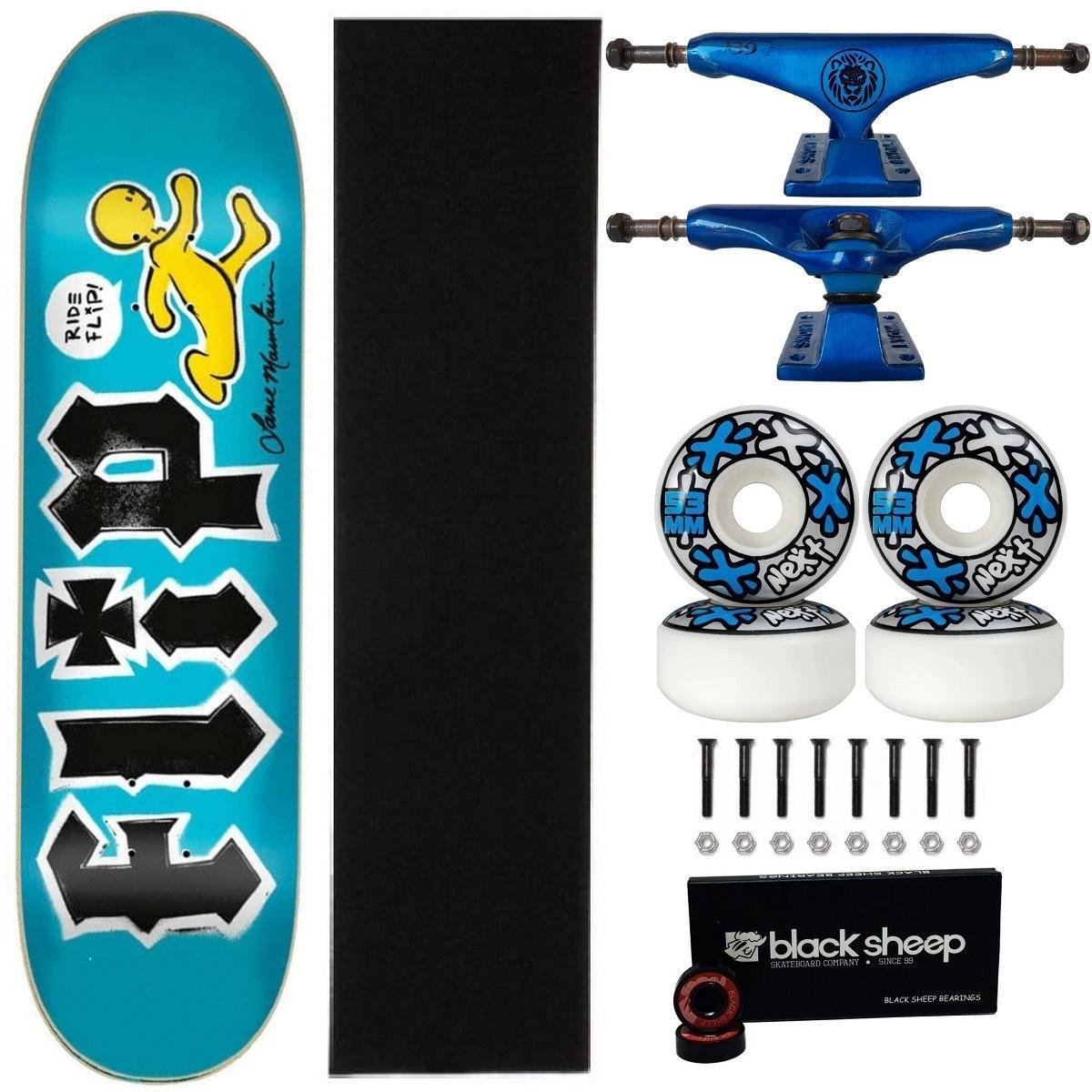 Skate Flip Montado 8.0 Profissional Truck Importado Next 53 - Azul |  Netshoes