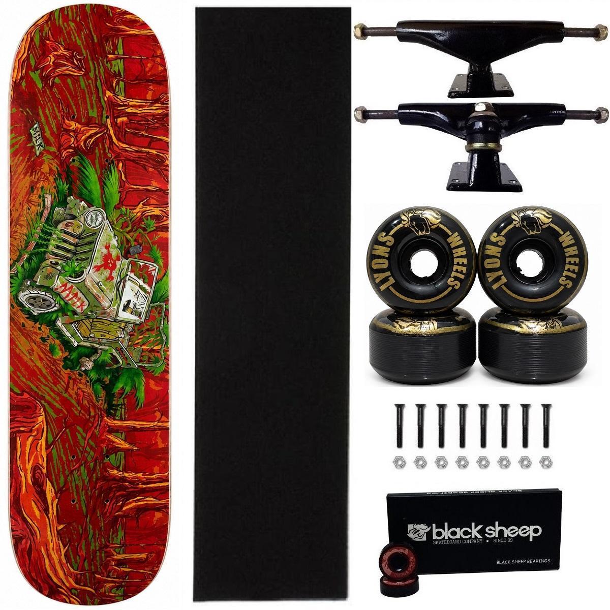 Skate Milk Maple Profissional Montado 8.0 Roda 55mm Abec 15