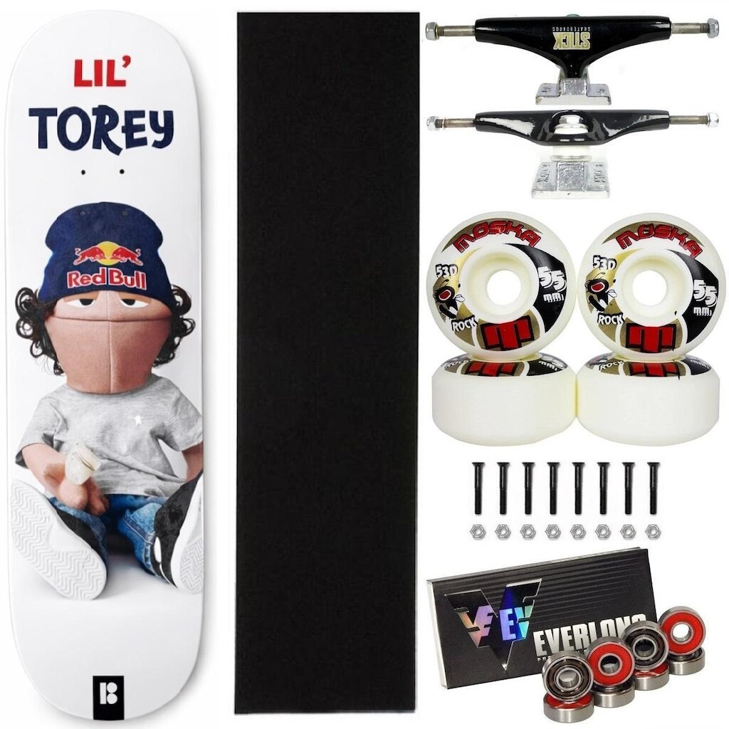 Skate Plan B Montado 8.0 Profissional Roda Moska 55mm Abec15
