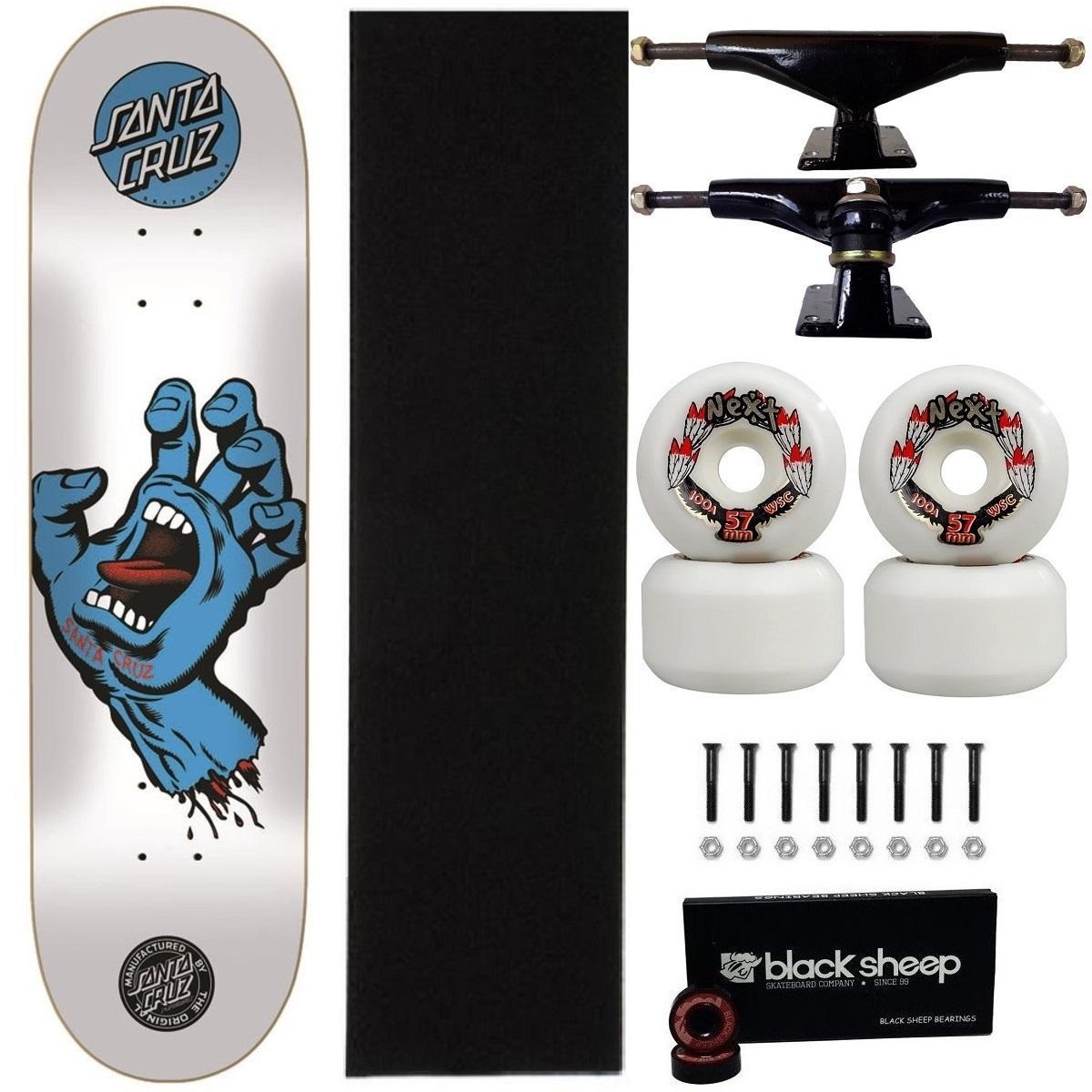 Skate Santa Cruz Montado 8.0 Profissional Next 57mm Abec 15