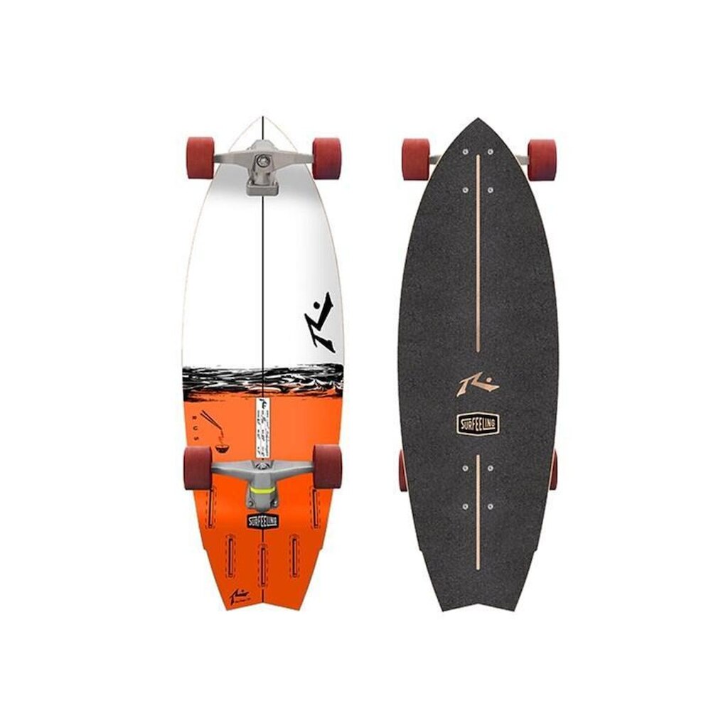 Skate Simulador de Surf Surfeeling Rusty Miso Red