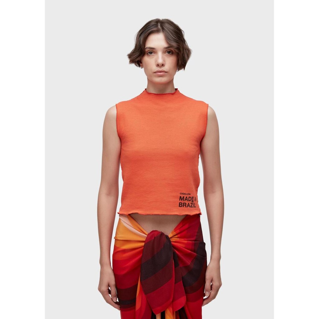 Sleeveles cavada double face rug OSKLEN