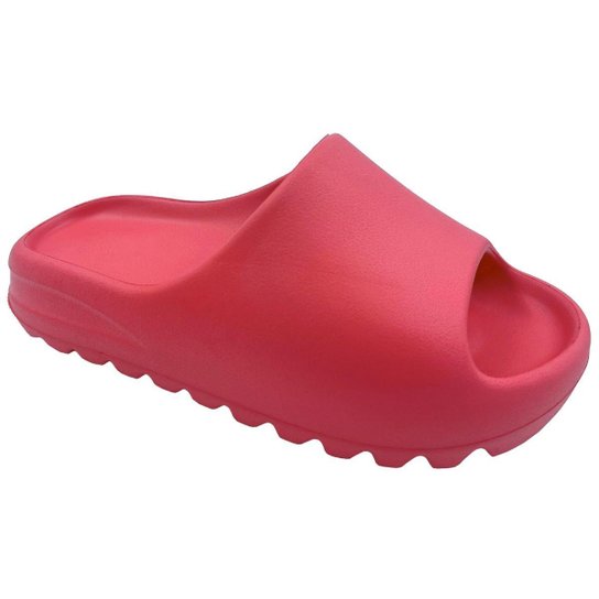 Slide Chinelo Unissex Nuvem Ortopédico EVA Super Leve Macio - Salmão Menor preço em Slide Chinelo Unissex Nuvem Ortopédico EVA Super Leve Macio - Salmão