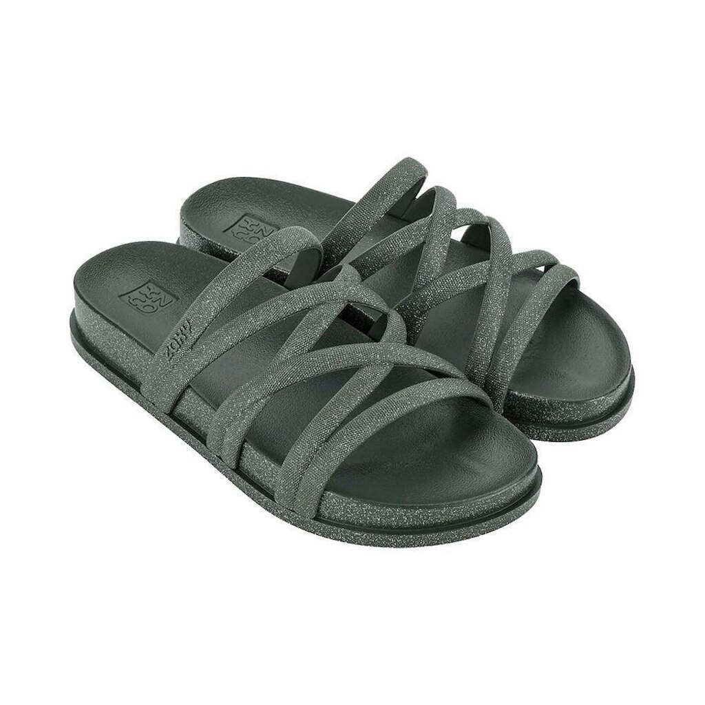 Slide Verde Militar Shine | Zaxy