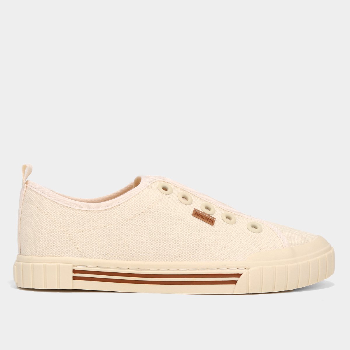 Slip On Anacapri Alé Ilhós Feminino Menor preço em Slip On Anacapri Alé Ilhós Feminino