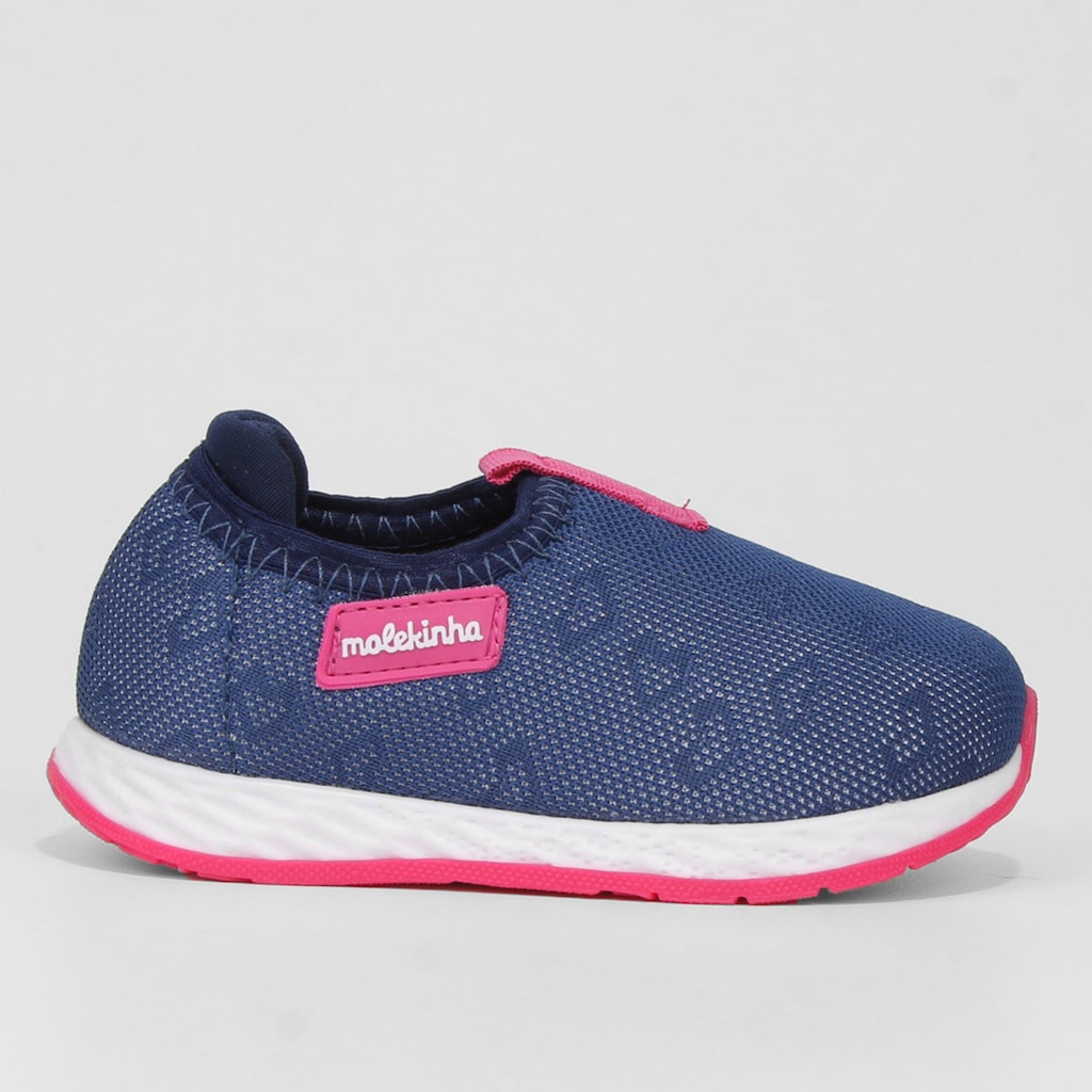 Slip On Bebê Molekinha Calce Fácil Menina