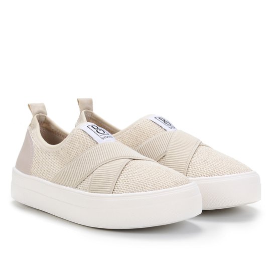 Slip On Bebece Elastico Feminino Off White Netshoes Slip On Bebece Elastico Feminino Off White Netshoes