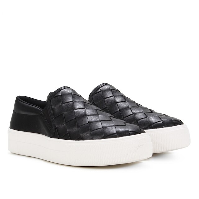 Slip On Bebece Tresse Feminino Preto Esperanza