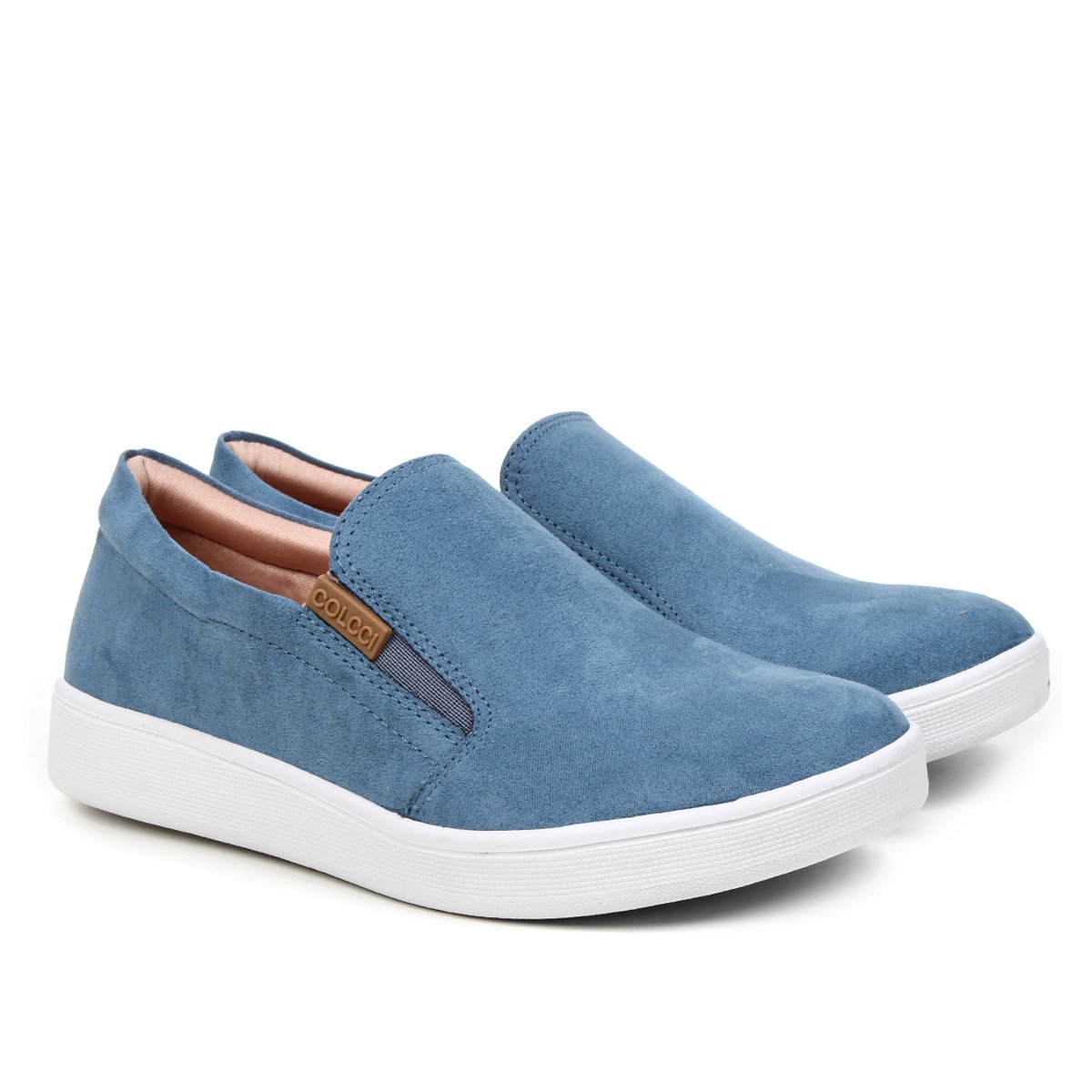 Slip On Colcci Liso Feminino - Azul | Netshoes