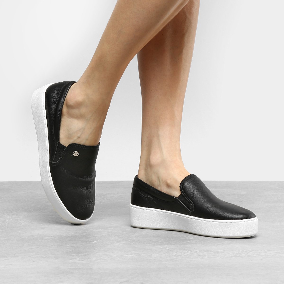 Tênis Slip On Couro Bottero Feminino - Slipper / Slip On Feminino -  Magazine Luiza
