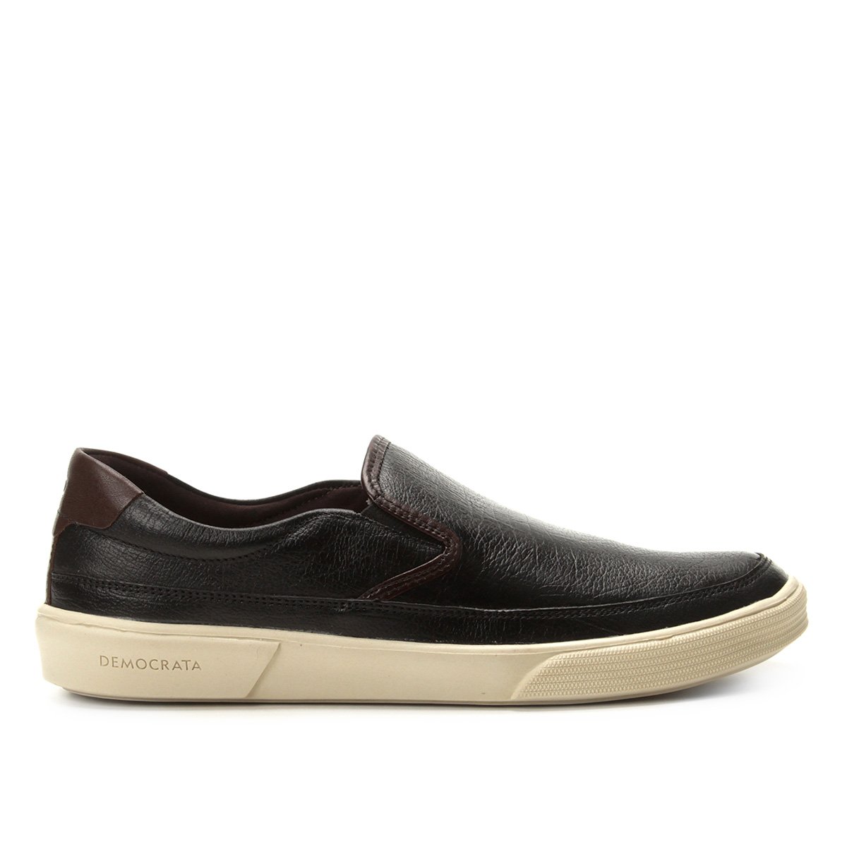 slip on couro democrata