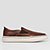 Slip On Couro Democrata Denim Fender Masculino - Marrom