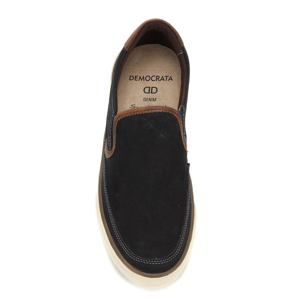 slip on couro democrata