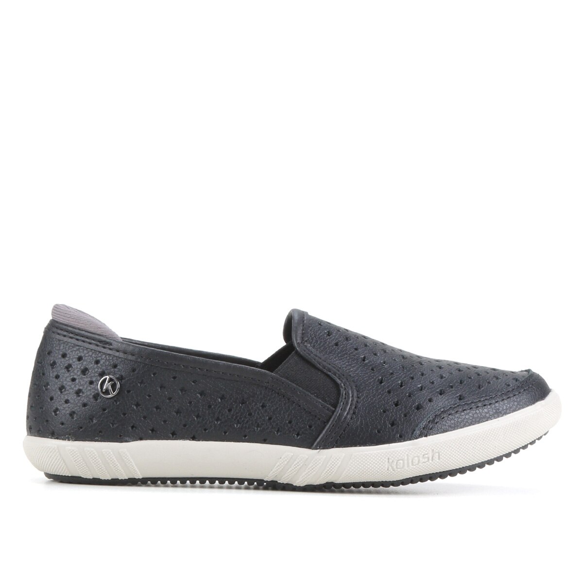 Slip On Couro Kolosh Perfuros Feminino Menor preço em Slip On Couro Kolosh Perfuros Feminino