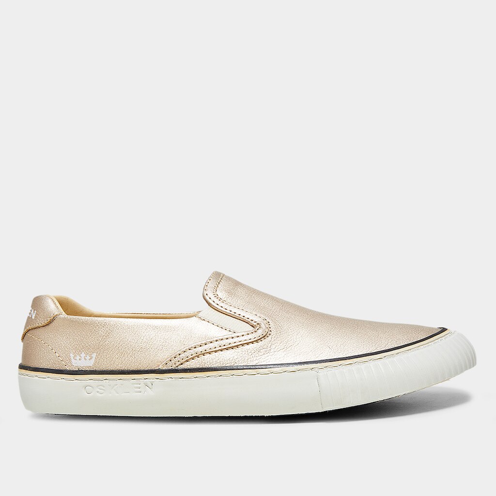 Slip On Couro Osklen Canvas Feminino
