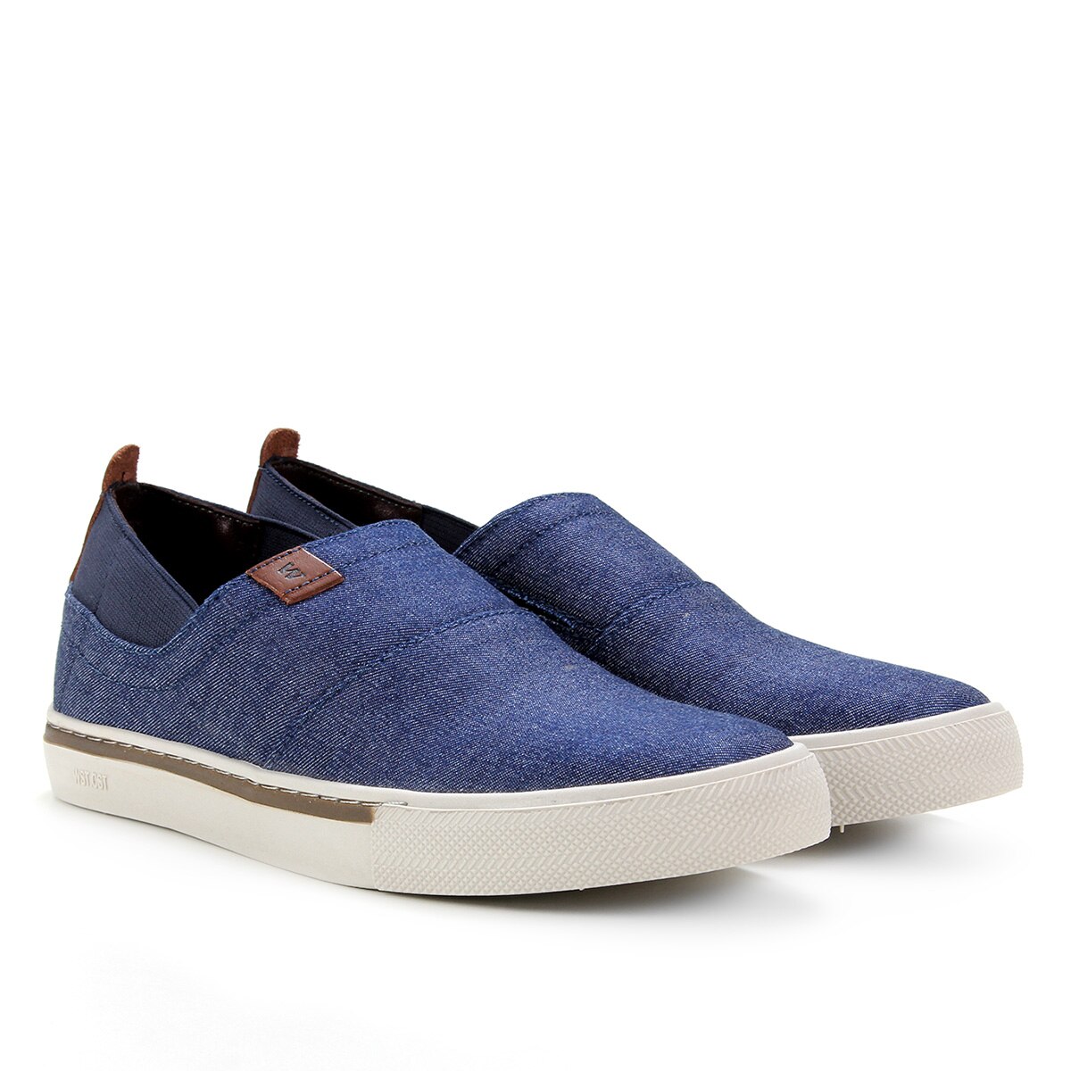 sapatênis west coast jeans azul