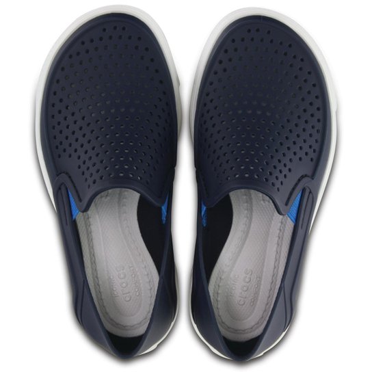 Slip On Crocs Infantil Citilan Roka Masculino - Azul Menor preço em Slip On Crocs Infantil Citilan Roka Masculino - Azul